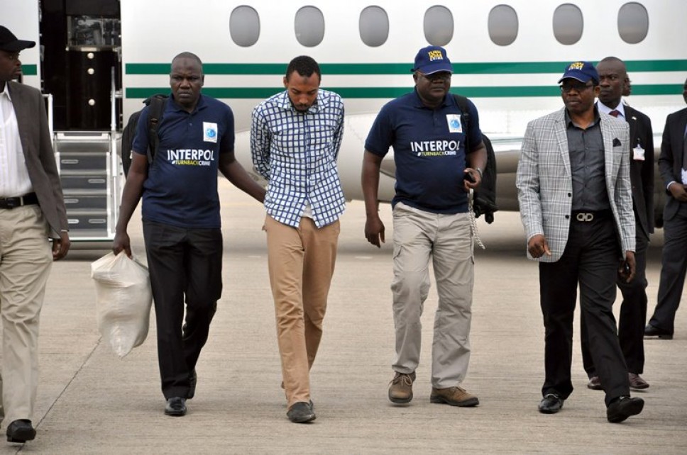 Suspected Nyanya bomber, Ogwuche, arriving Nigeria