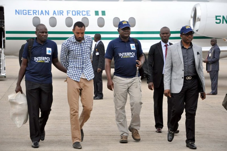 Suspected Nyanya bomber, Ogwuche, arriving Nigeria