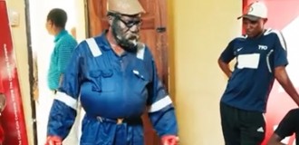 What if you were expecting a trash collector, but you got Jay-Jay Okocha instead? What if you were expecting a trash collector, but you got Jay-Jay Okocha instead?