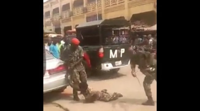 Soldiers torture cripple for dressing in camouflage, arrested