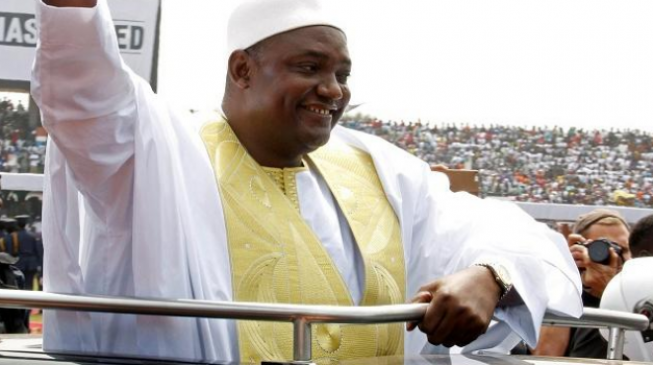 Adama Barrow Osinbajo, Sirleaf, Akufo-Addo attend The Gambia's president inauguration