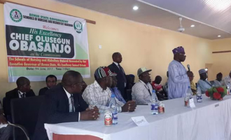 Obasanjo backs Ortom for second term
