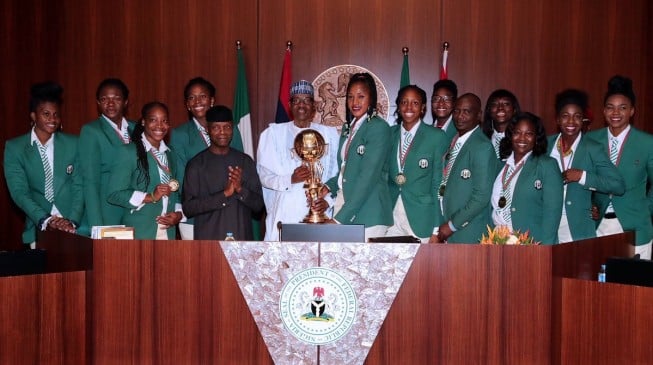 Buhari to reward victorious D' Tigresses with N1m each