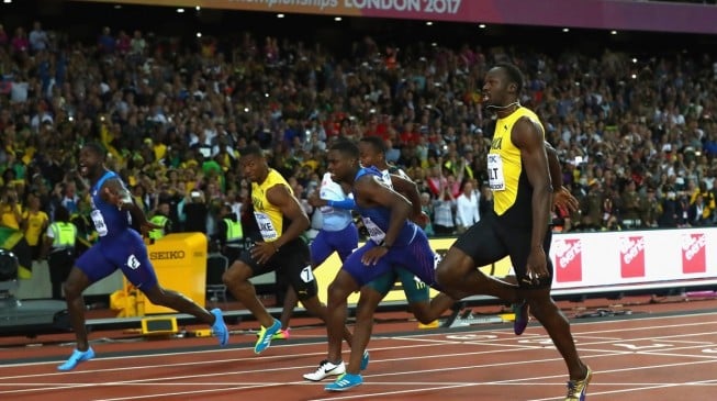 How Justin Gatlin beat Usain Bolt to 100m title