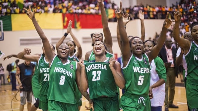 Kanu, Ex-D'Tigers Coach Celebrate Women's AfroBasket Triumph With D'Tigress Kanu, Ex-D'Tigers Coach Celebrate Women's AfroBasket Triumph With D'Tigress