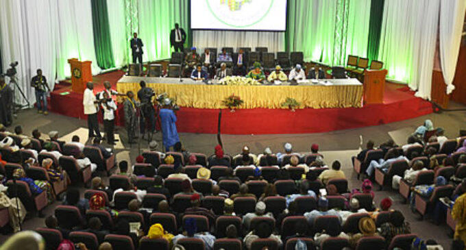 Jonathan sends national conference report to senate