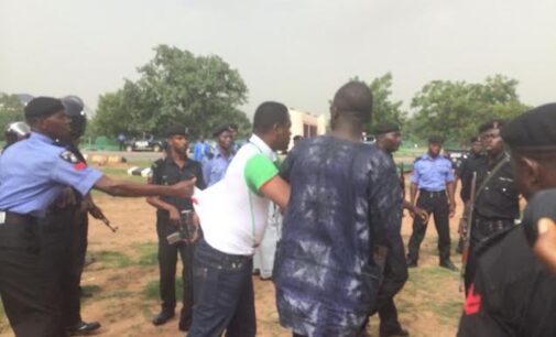 Police manhandle TheCable journalist, Melaye