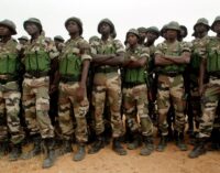 Nigerian soldiers posted to Cameroon border
