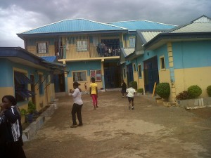 The school ... deserted after the attack