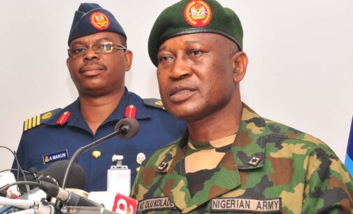 Military says politicians are behind Boko Haram