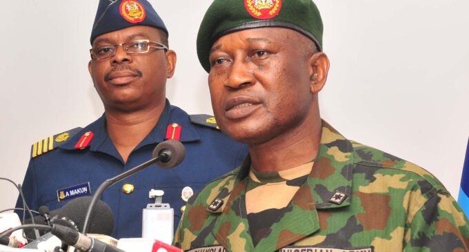 Military says politicians are behind Boko Haram