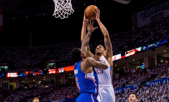 LA Clippers vs Oklahoma City Thunder 104-105 final minute