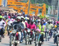 Lagos to crush 4,000 seized commercial motorcycles