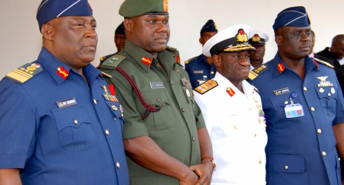 NSA, service chiefs in surprise Chibok visit