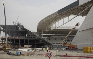 Itaquerao Stadium, better known as Arena Corinthians, will host the opening game of the World Cup