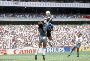 Maradona's famous — or is it infamous? — 'Hand of God'