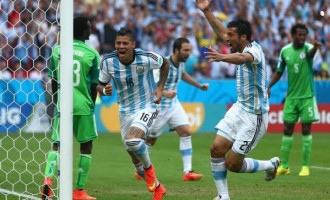 Nigeria qualify for second round despite 3-2 loss to Argentina