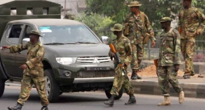 Lady in hijab suicide-bombs soldier in Gombe