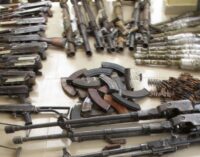 Police recover cache of arms in Lagos