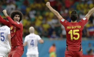 De Bruyne, Lukaku send Red Devils to quarters after thriller