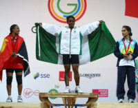 Teenager wins Nigeria’s first gold in Glasgow
