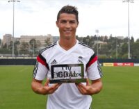 Goal 50 Award: Ronaldo wins, Enyeama 27th