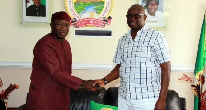 Fayemi, Fayose on collision course over curfew