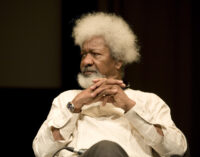 QUESTION: Will Soyinka now tear up his green card and leave the US?