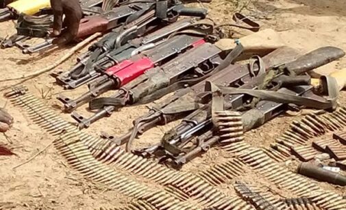 Soldiers uncover underground weapons at Balmo forest
