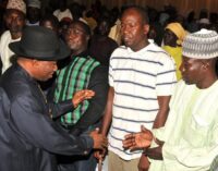 Jonathan sends relief items to Chibok