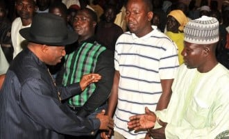 Jonathan sends relief items to Chibok