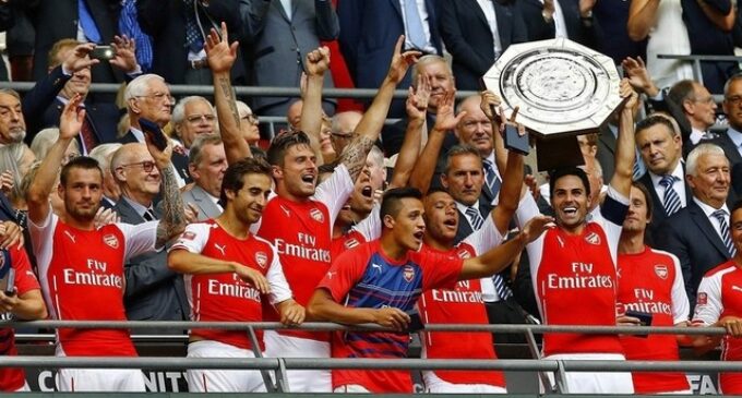 Goals highlight: Arsenal thrash City to lift Community Shield