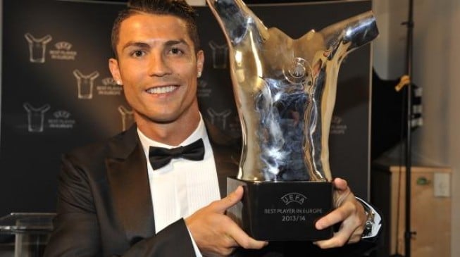 Ronaldo voted Europe’s best