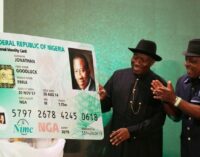 Jonathan: E-ID card will boost economic growth