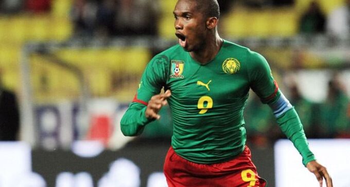 Africa’s most decorated player, Eto’o, ends international career