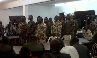 Oshiomhole pleads with Buhari to pardon convicted soldiers