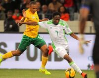 Its stalemate for Nigeria and South Africa in Cape Town