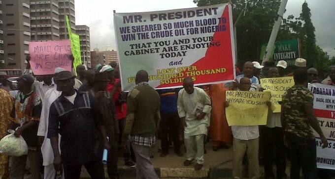 FG pensioners protest non-payment of arrears