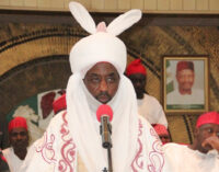 Sanusi: Naira will firm if allowed to devalue beyond 300/$1