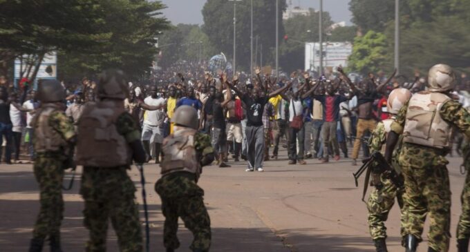 Burkina Faso soldiers join civilian protests