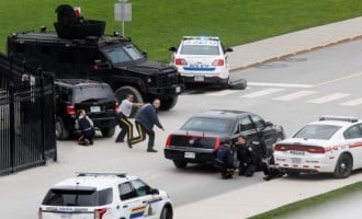 One killed in multiple shootings at Canadian parliament