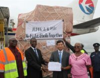 Ebola aid stranded at Sierra Leonian port