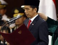Indonesia swears in first ‘full-fledged’ civilian president