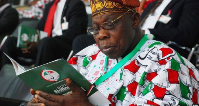 I’ve been running away from a mad man, says Obasanjo as he finally leaves PDP