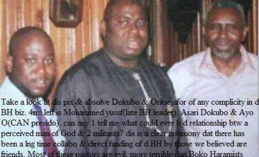 GONE VIRAL: Group photo of Oritsejafor, Dokubo and ‘Yusuf, the Boko Haram founder’