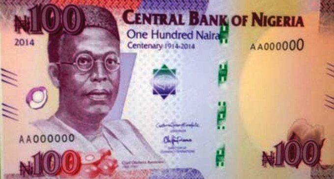 Jonathan unveils new N100 ‘centenary note’