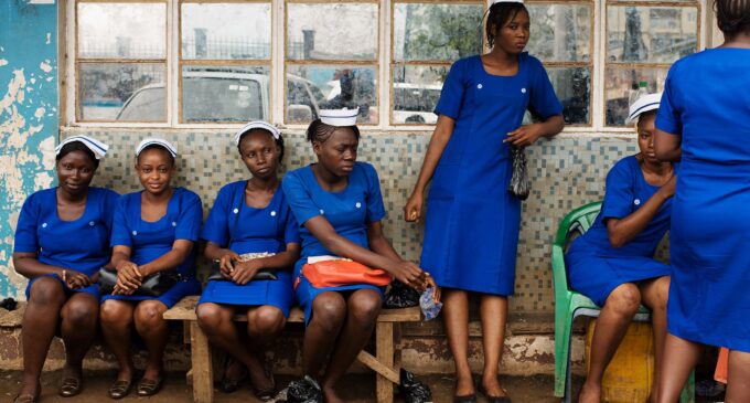 Sierra Leonean Ebola health workers begin strike over pay