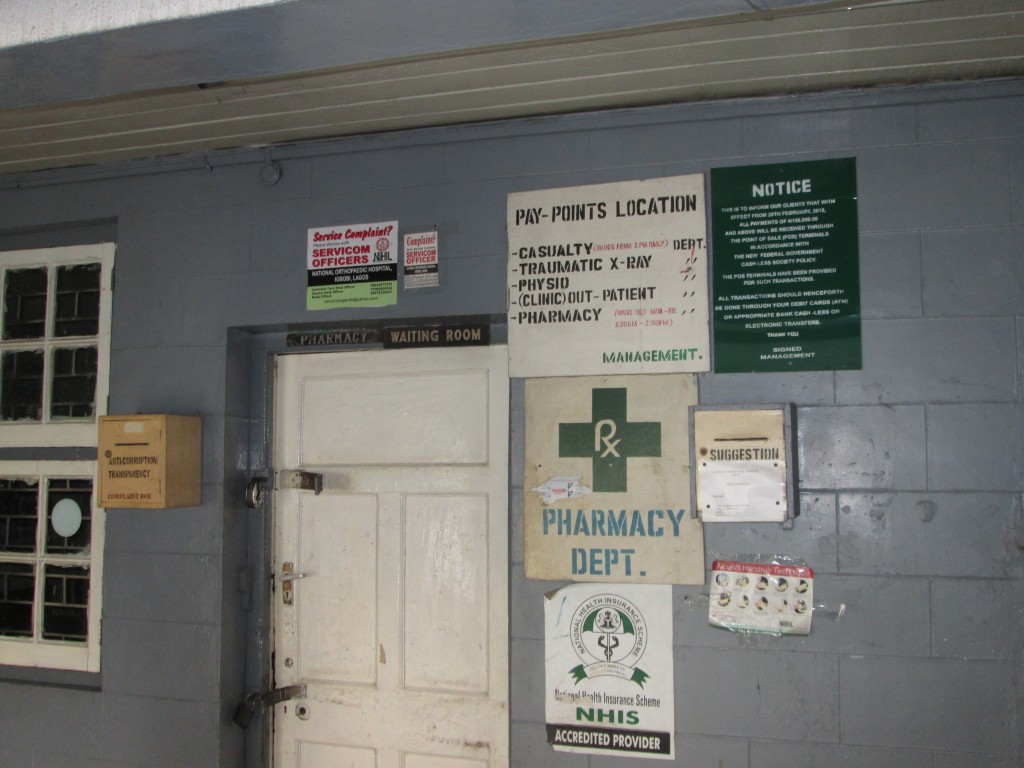 Pharmacy department, Igbobi
