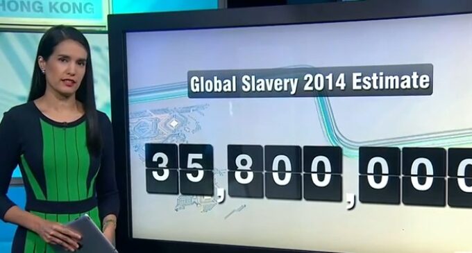 35.8 Million trapped in modern-day slavery