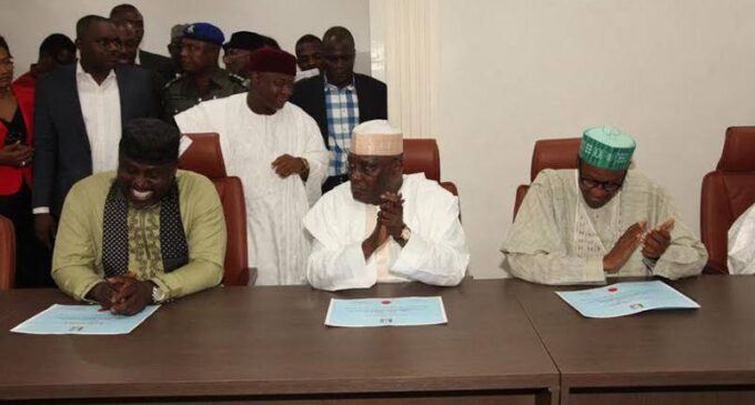 APC presidential candidates sign undertaking not to defect after December 10 primary